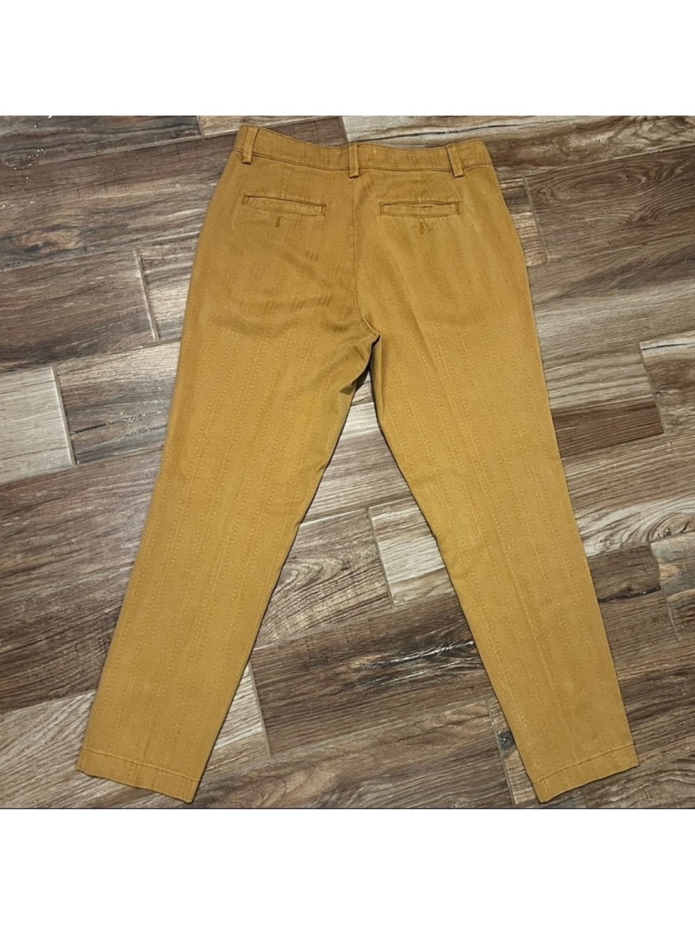 BY ANTHROPOLOGIE Women's Adobe Color Pleat Waist Trousers Pant - Picture 3 of 4